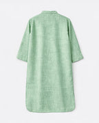 Powder Green Linen Blend Kurta Co-ord Set for Women