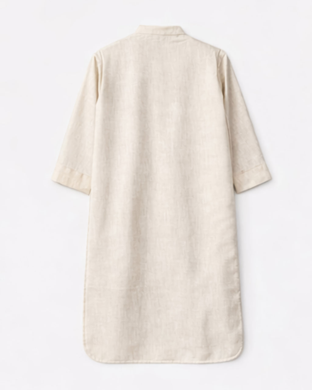 Off-White Linen Blend Kurta Co-ord Set for Women